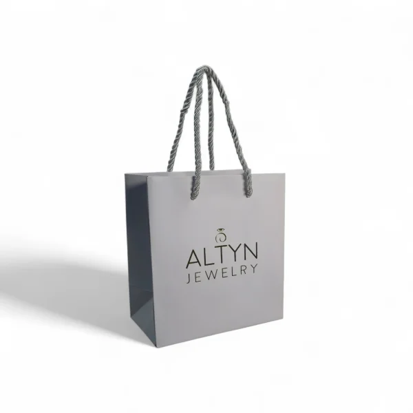 Подарочный пакет ALTYN 14,5*15*8 (Белый)