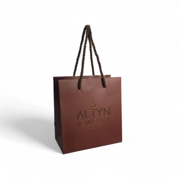 Подарочный пакет ALTYN 14,5*15*8 (Кофе)