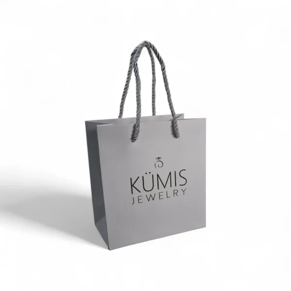 Подарочный пакет KUMIS (14,5*15*8) (Белый)