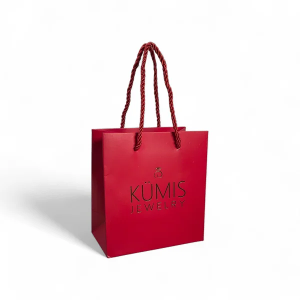 Подарочный пакет KUMIS (14,5*15*8) (Красный)