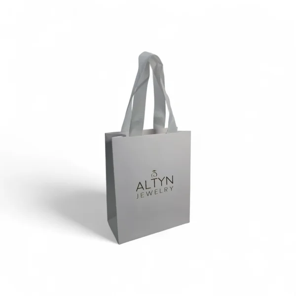 Подарочный пакет ALTYN JEWELRY) (16*20*8) (Белый)