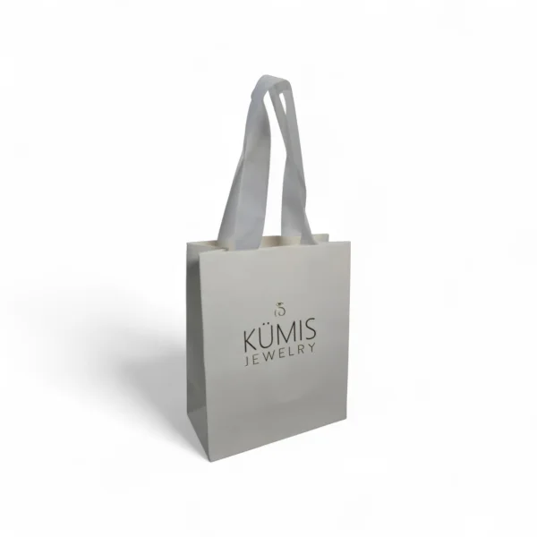 Подарочный пакет KUMIS JEWELRY) (16*20*8) (Белый)